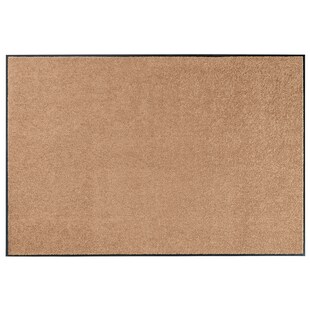 NYVI Fußmatte Wash & Clean - Wetterfest, Saugstark, Rutschfest Größe:60x90 cm;Farbe:Caramel 