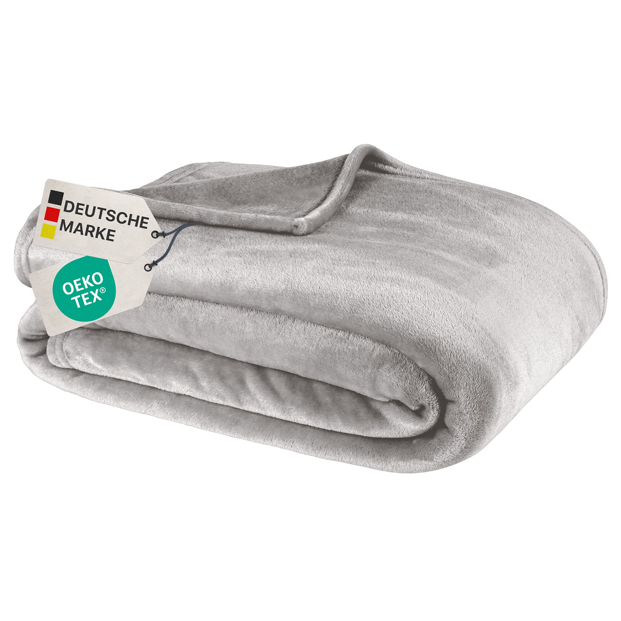 NYVI Kuscheldecke Cashmere Touch - Extra Flauschig - kuschelweiche & warme Sofadecke f&uuml;r Herbst & Winter Gr&ouml;&szlig;e:150x200 cm;Farbe:Kiesel 