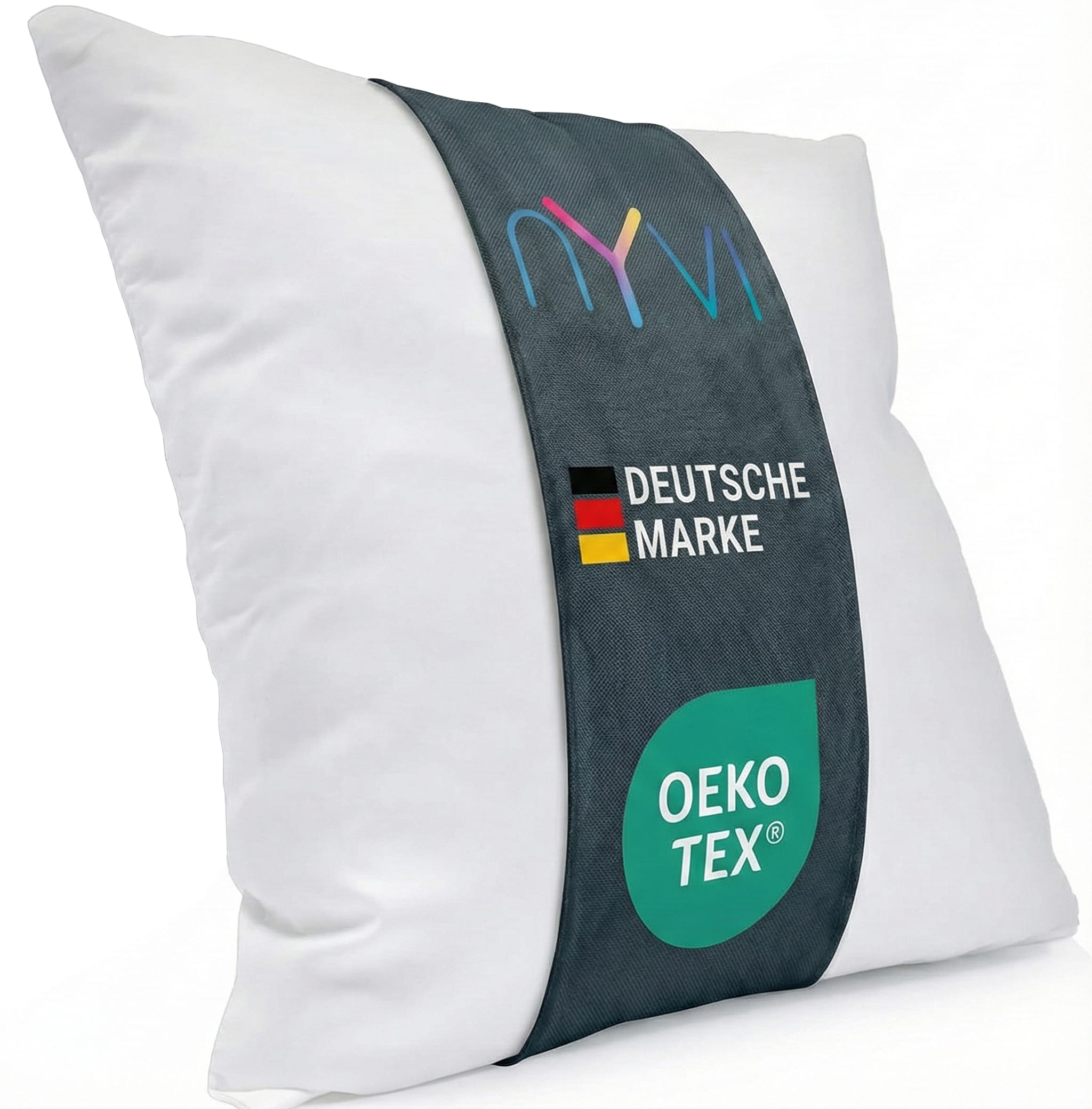 NYVI Kopfkissen NYVICloud - Schlafkissen Kissenf&uuml;llung - waschbar, f&uuml;r Allergiker geeignet, OEKO-TEX - Bettkissen f&uuml;r alle Schlaftypen - Auch als Dekokissen nutzbar Gr&ouml;&szlig;e:80x80 cm;Anzahl:1 