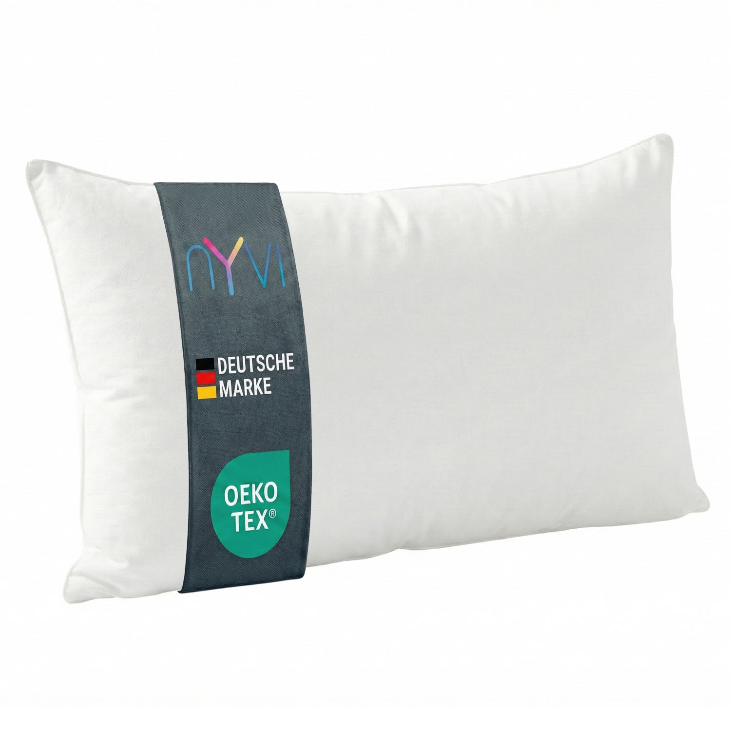 NYVI Kopfkissen NYVICloud - Schlafkissen Kissenf&uuml;llung - waschbar, f&uuml;r Allergiker geeignet, OEKO-TEX - Bettkissen f&uuml;r alle Schlaftypen - Auch als Dekokissen nutzbar Anzahl:1;Gr&ouml;&szlig;e:40x80 cm 