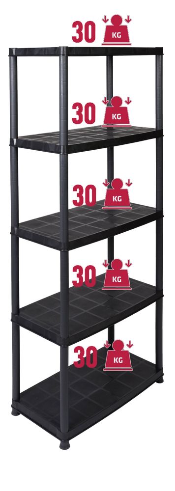 Kreher Regal Platin 15 Zoll (Schwarz) 