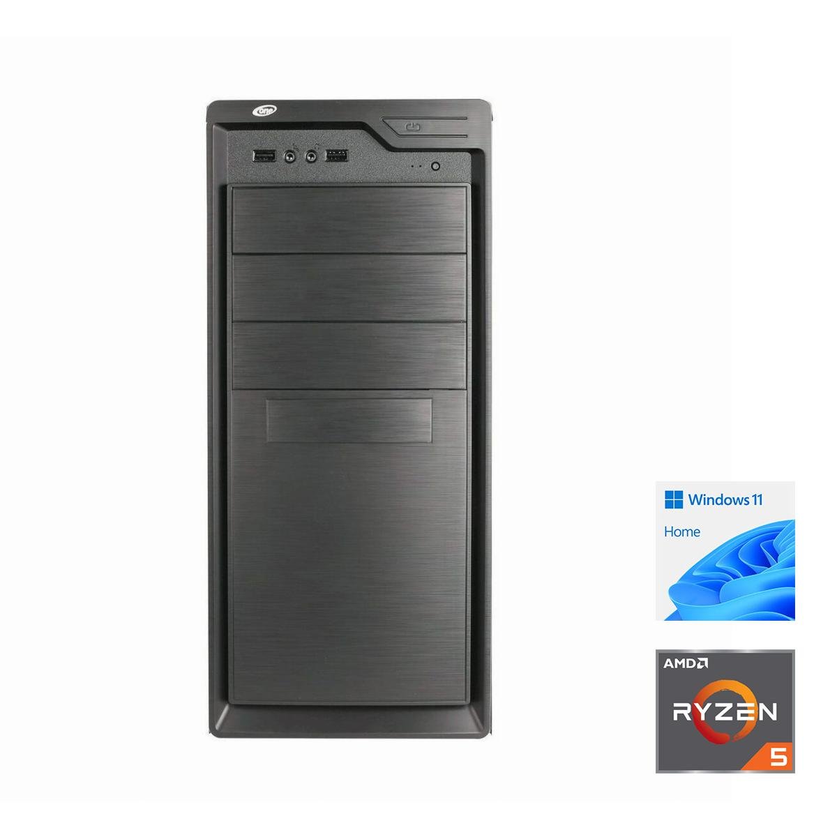 MP Office PC 02 - Radeon Graphics - Ryzen 5 5600GT - 512 GB NVMe - 16GB RAM - Windows 11 