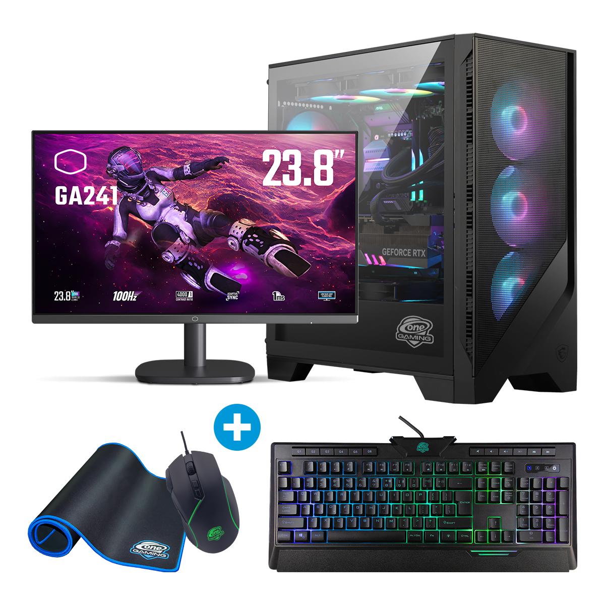 Entry Gaming Komplett-PC AN395 - RTX 3050 - Ryzen 5 5600XT - 512 GB NVMe - 16GB RAM - Windows 11 