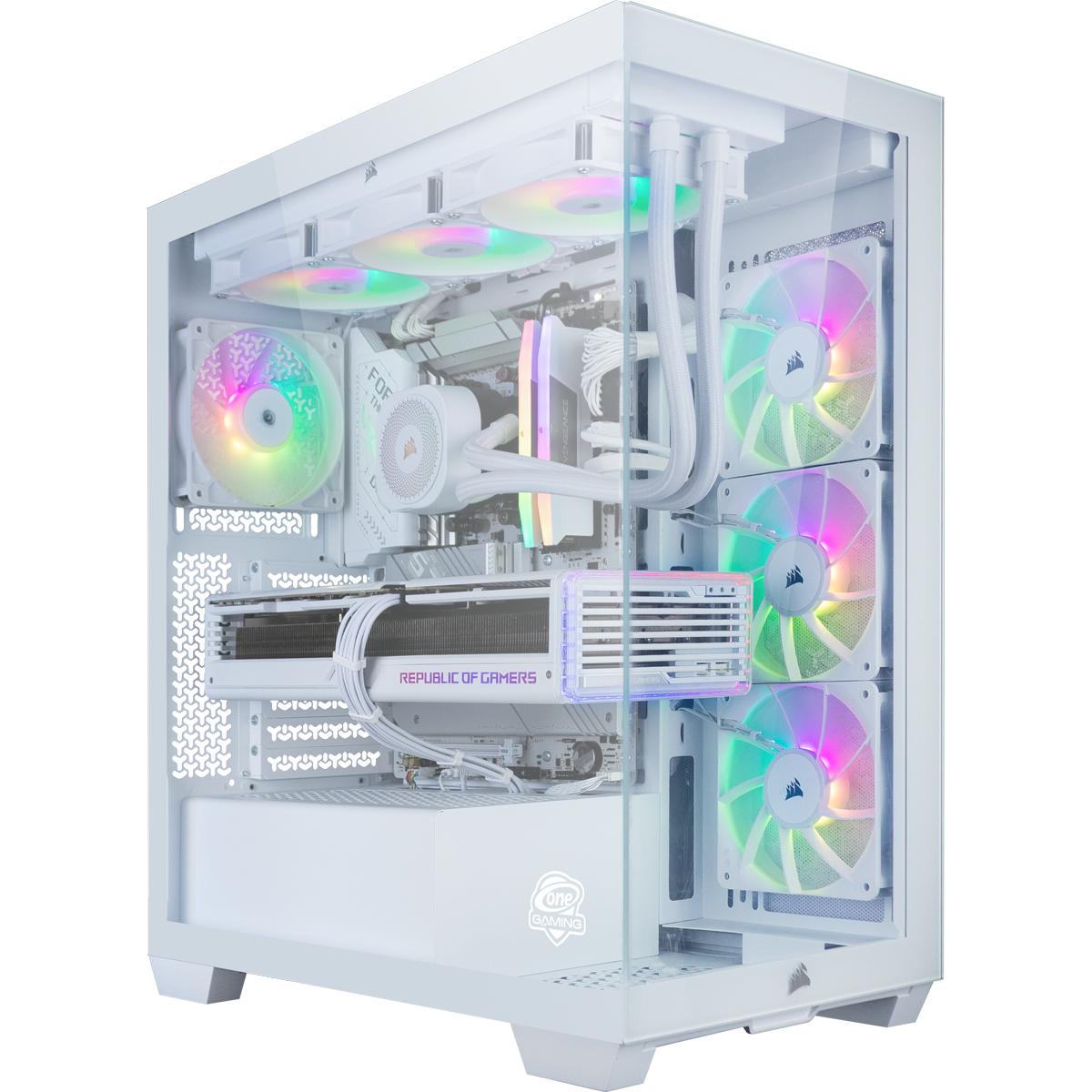 Performance Gamer PC II - White Edition - RTX 5070 - Core Ultra 9-285K - 1 TB NVMe - 32GB RAM 