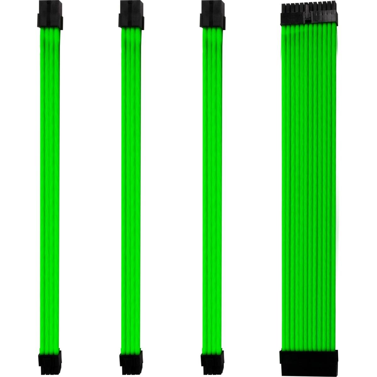 Kabel-Sleeve-Set - Gr&uuml;n - ONE GAMING 