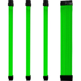 Kabel-Sleeve-Set - Grün - ONE GAMING 