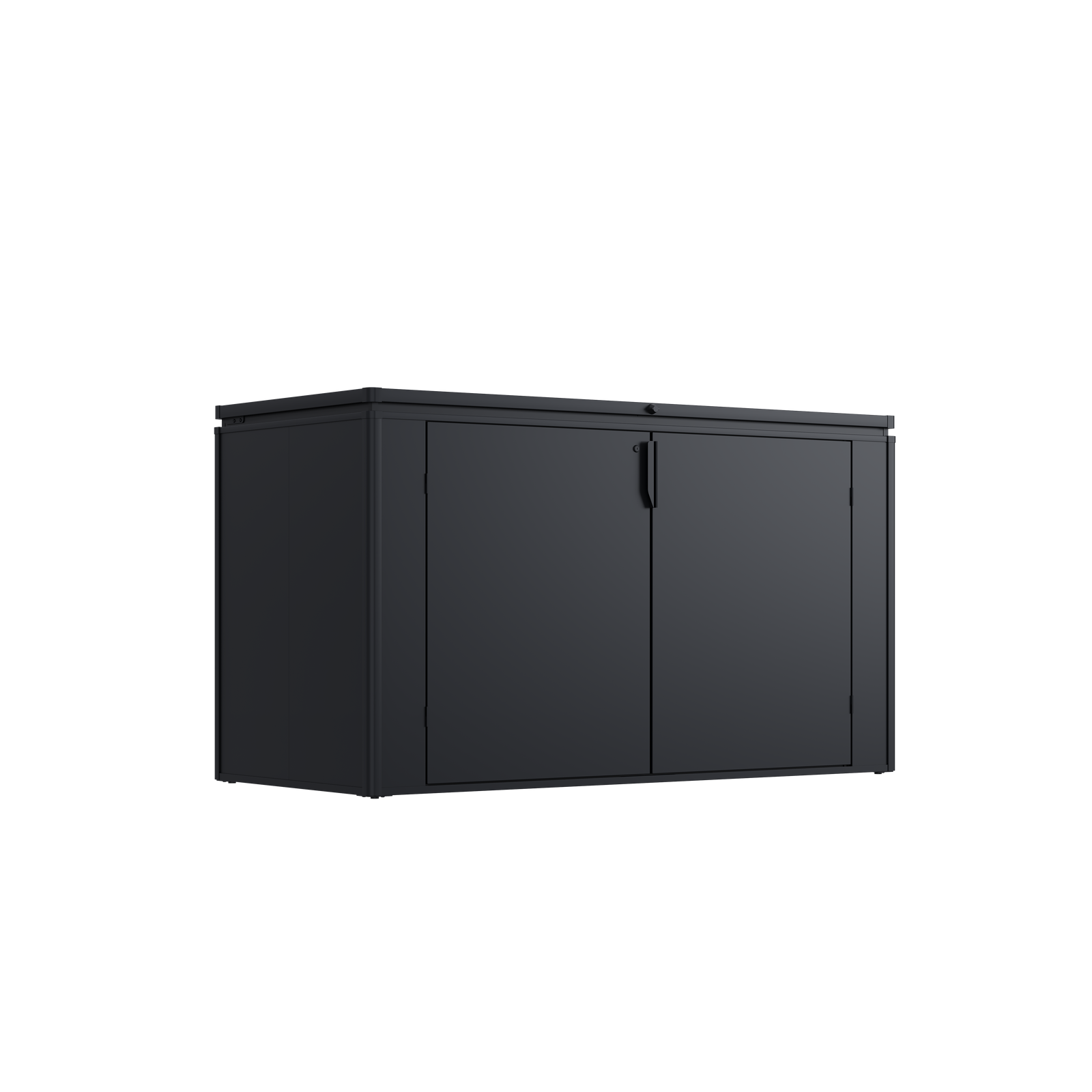 Weide Gartenbox 2400 L Anthrazit Aus Verzinktem Stahl Wetterfes 