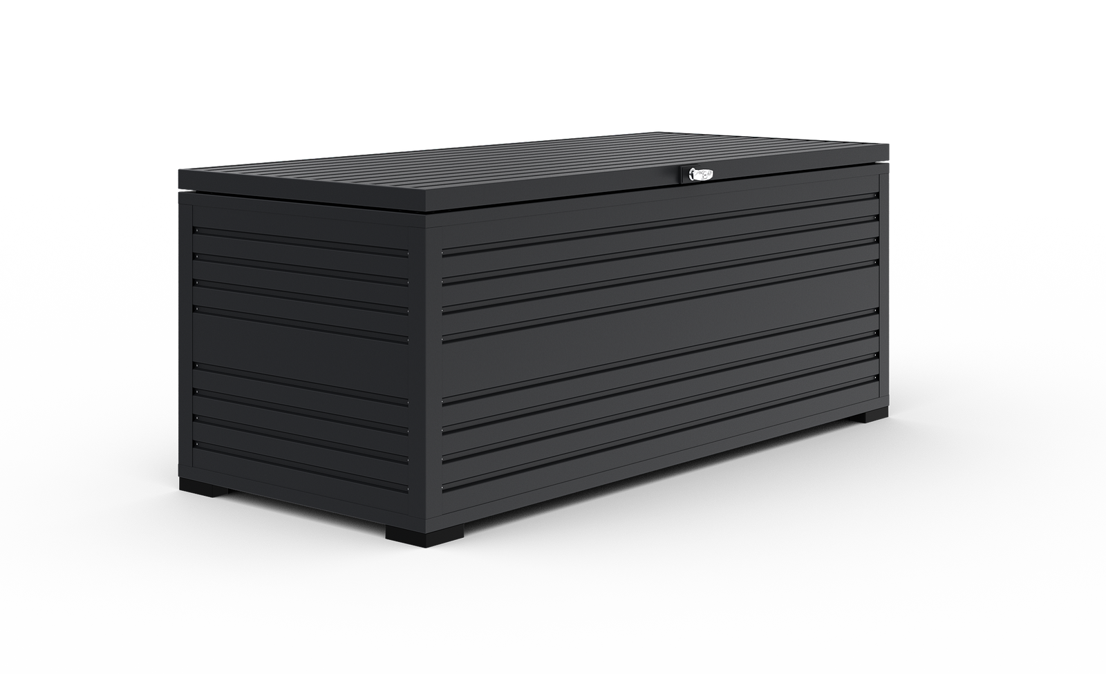 Weide Weide Gartenbox 100% Aluminium 590 L 130 X 74 X 62 Cm 