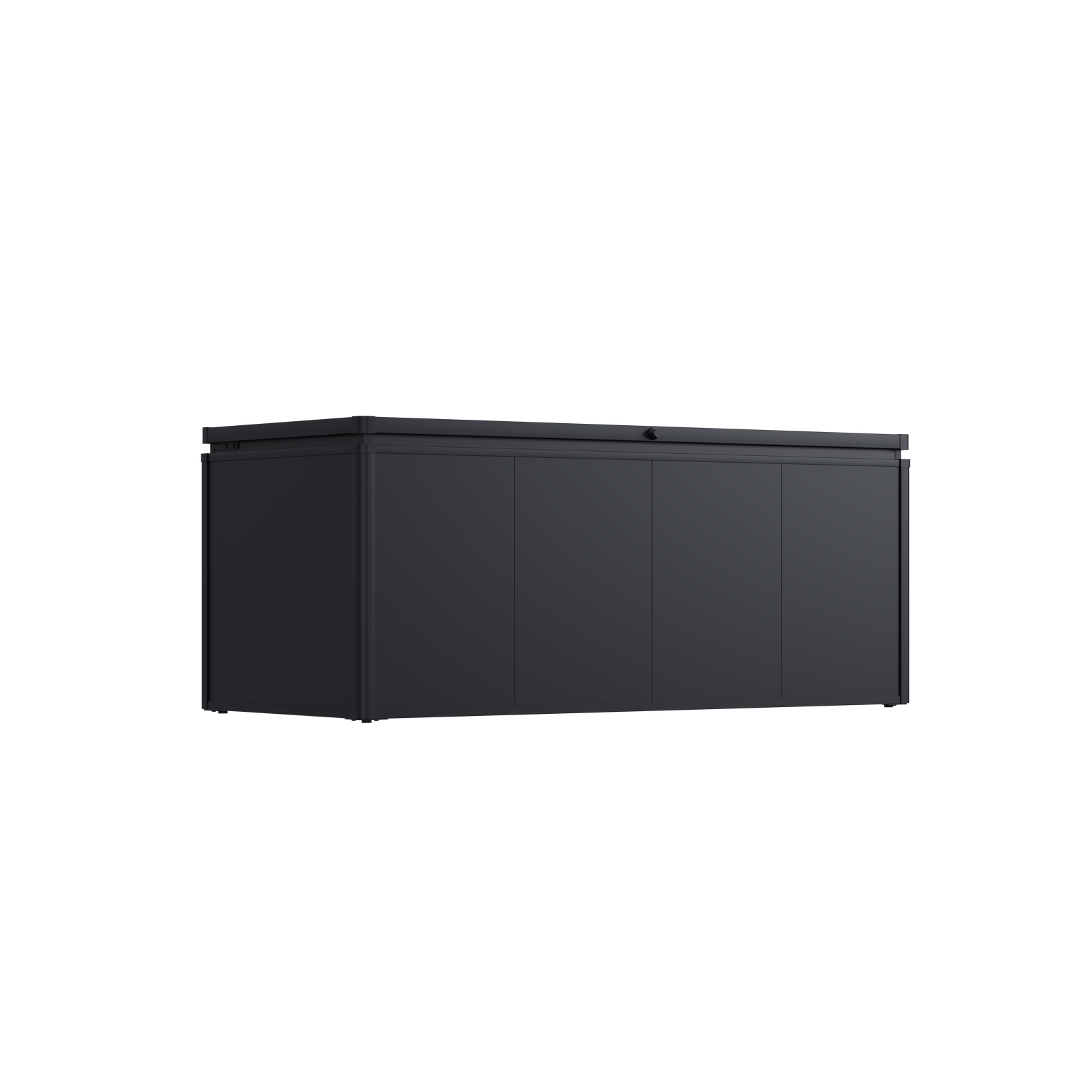 Weide Noble Gartenbox 1015 L Aufbewahrungsbox aus Stahl Anthrazit