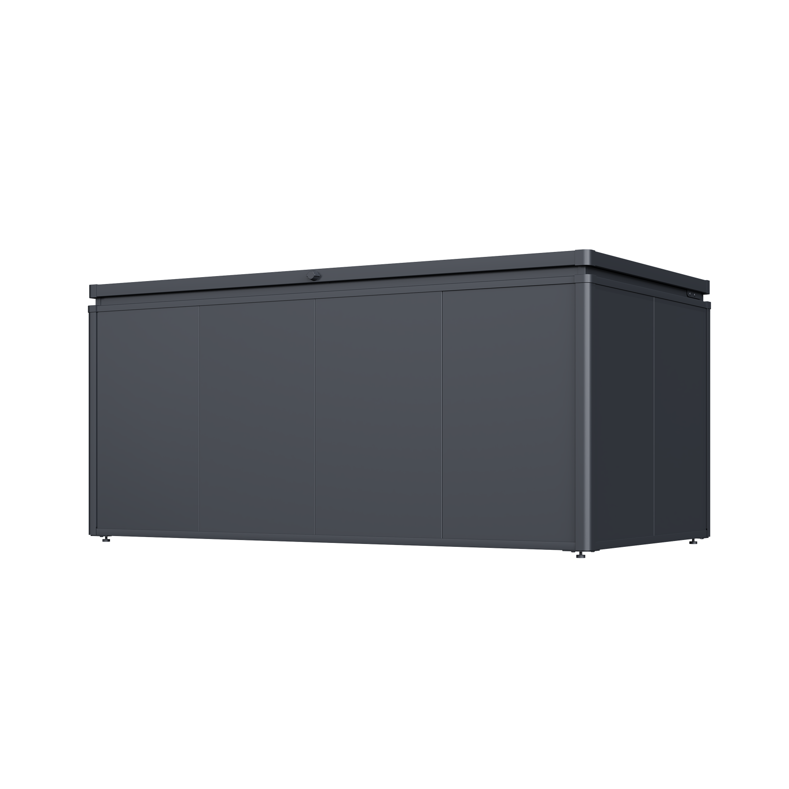 Weide Noble Gartenbox 1400 L | Aufbewahrungsbox aus Stahl | Anthrazit? 