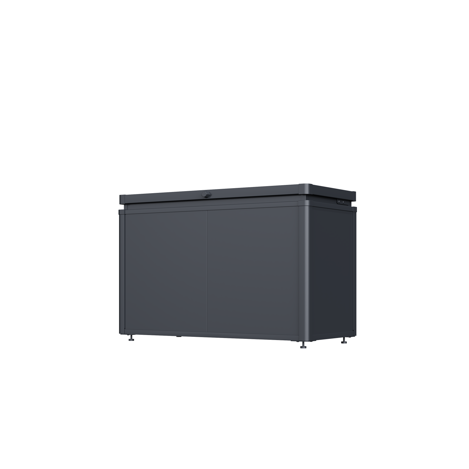 Weide Noble Gartenbox 290 L | Aufbewahrungsbox aus Stahl | Anthrazit? 