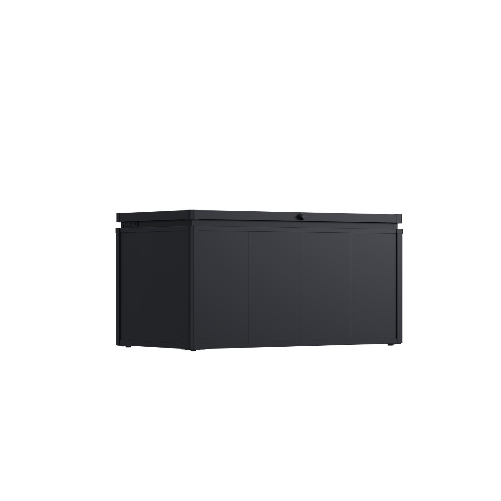 Weide Noble Gartenbox 450 L | Aufbewahrungsbox aus Stahl | Anthrazit? 