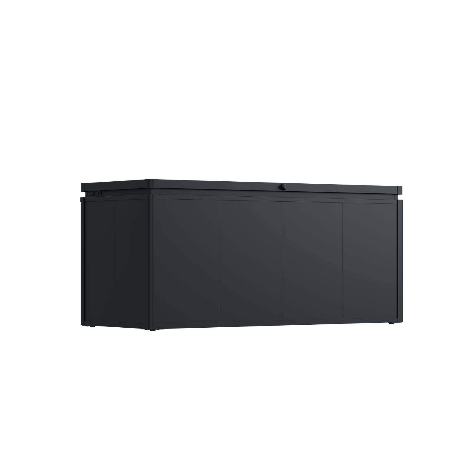 Weide Noble Gartenbox 640 L | Aufbewahrungsbox aus Stahl | Anthrazit? 