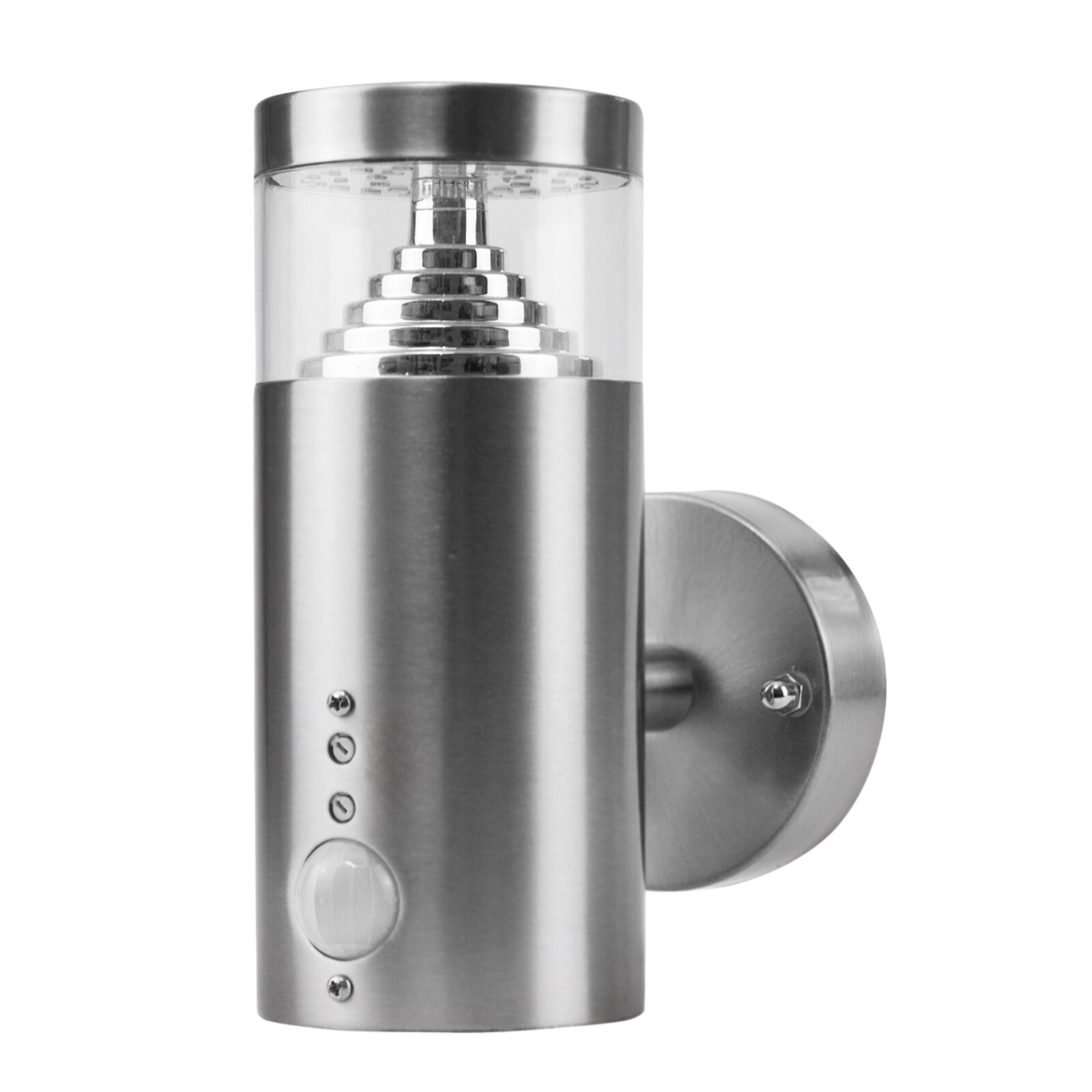 Grafner&reg; Edelstahl Wandlampe mit Bewegungsmelder 108WBPIR Leuchte mit integrierten LED Leuchtmittel 