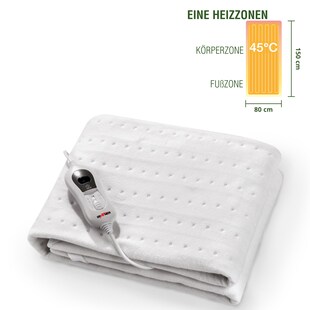 Grafner® Wärmeunterbett Polyester 150 x 80 cm elektro Heizdecke Wärmedecke WB10852 