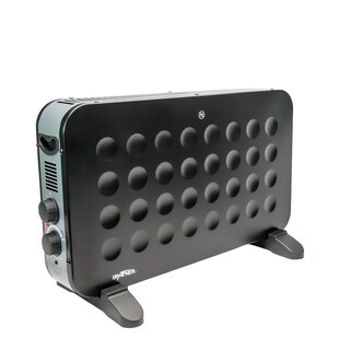 Grafner® Konvektor elektro Heizung 2000 Watt Heizgerät matt schwarz DK11046 