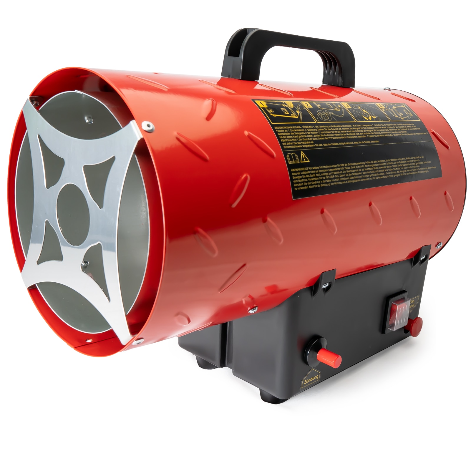 Grafner&reg; 10kW Gasheizgebl&auml;se Gasheizer f&uuml;r Gasflasche Gasdruckregler Bauheizer 700mbar Gasheizger&auml;t 