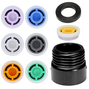 Grafner® Durchflussbegrenzer Wassersparen Dusche 4L bis 12 L schwarz DB11100 