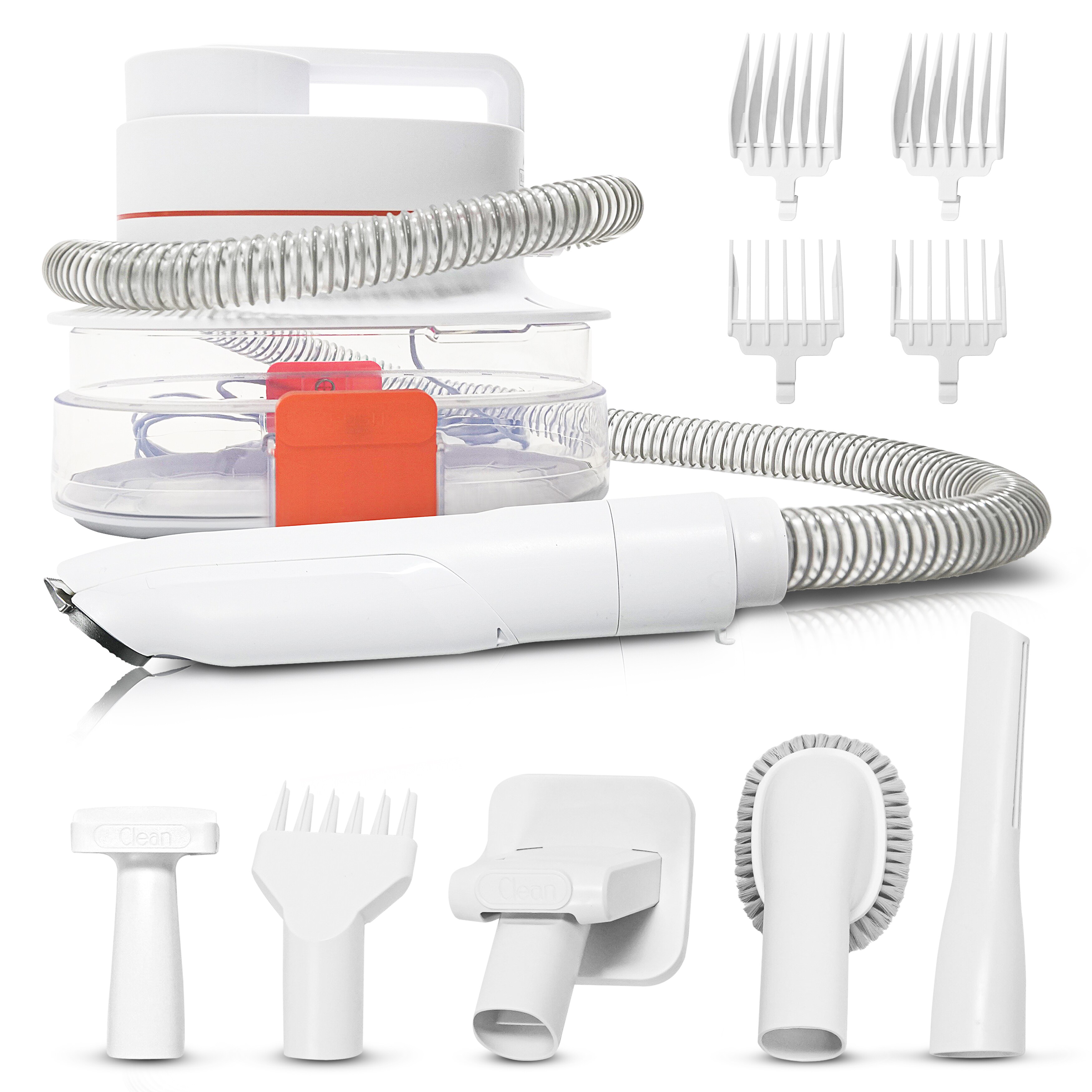 Grafner Hundeschermaschine mit Tierhaar Staubsauger Haustierpflegeset HS11110 