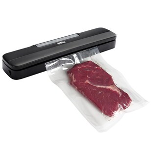 Grafner Vakuumierer Vakuumiergerät Folienschweißgerät 30cm Naht inkl. 10 Vakuumierbeutel und Foliens 