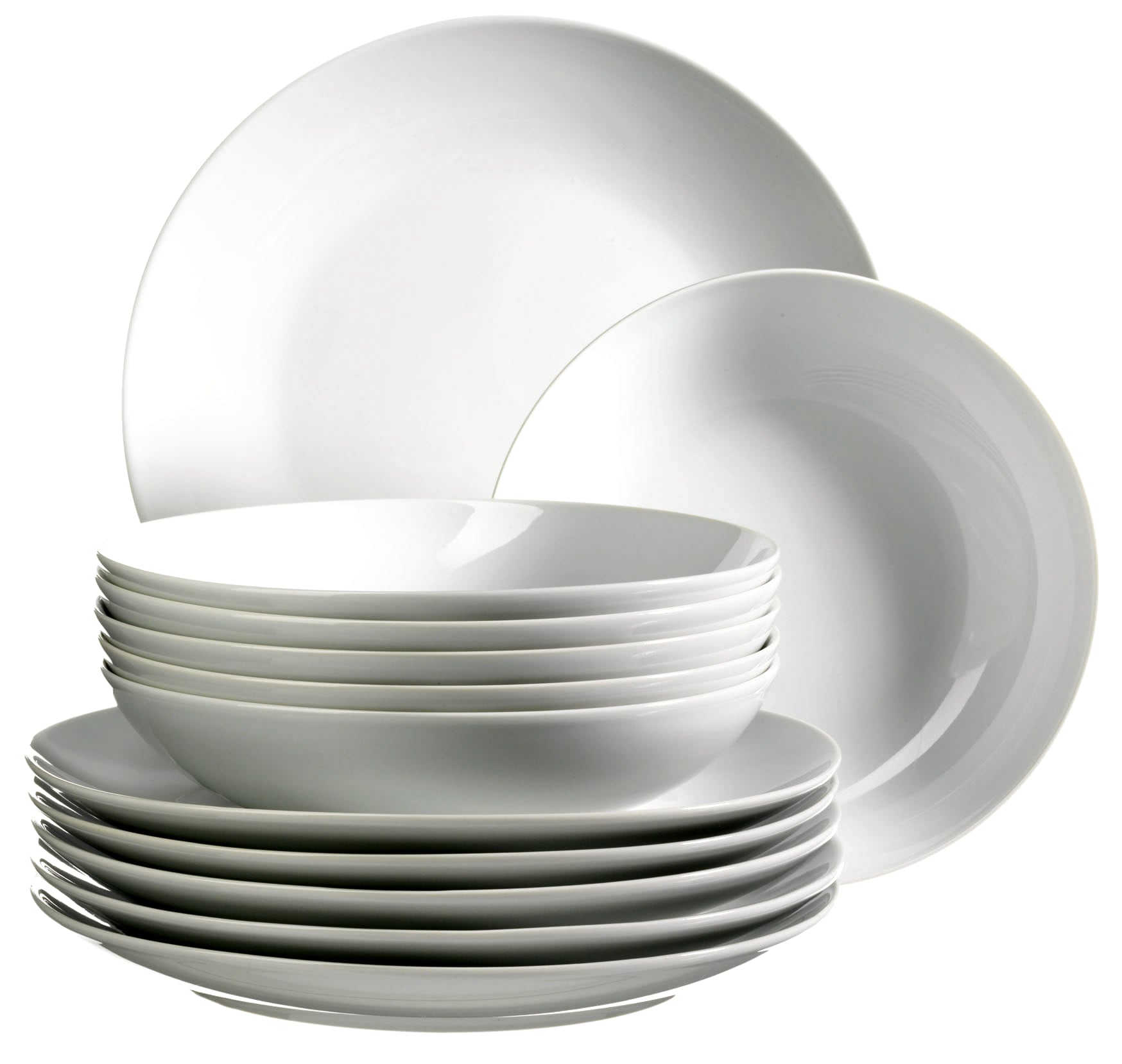 M&auml;ser Tafelservice, Porzellan BARCA wei&szlig; 