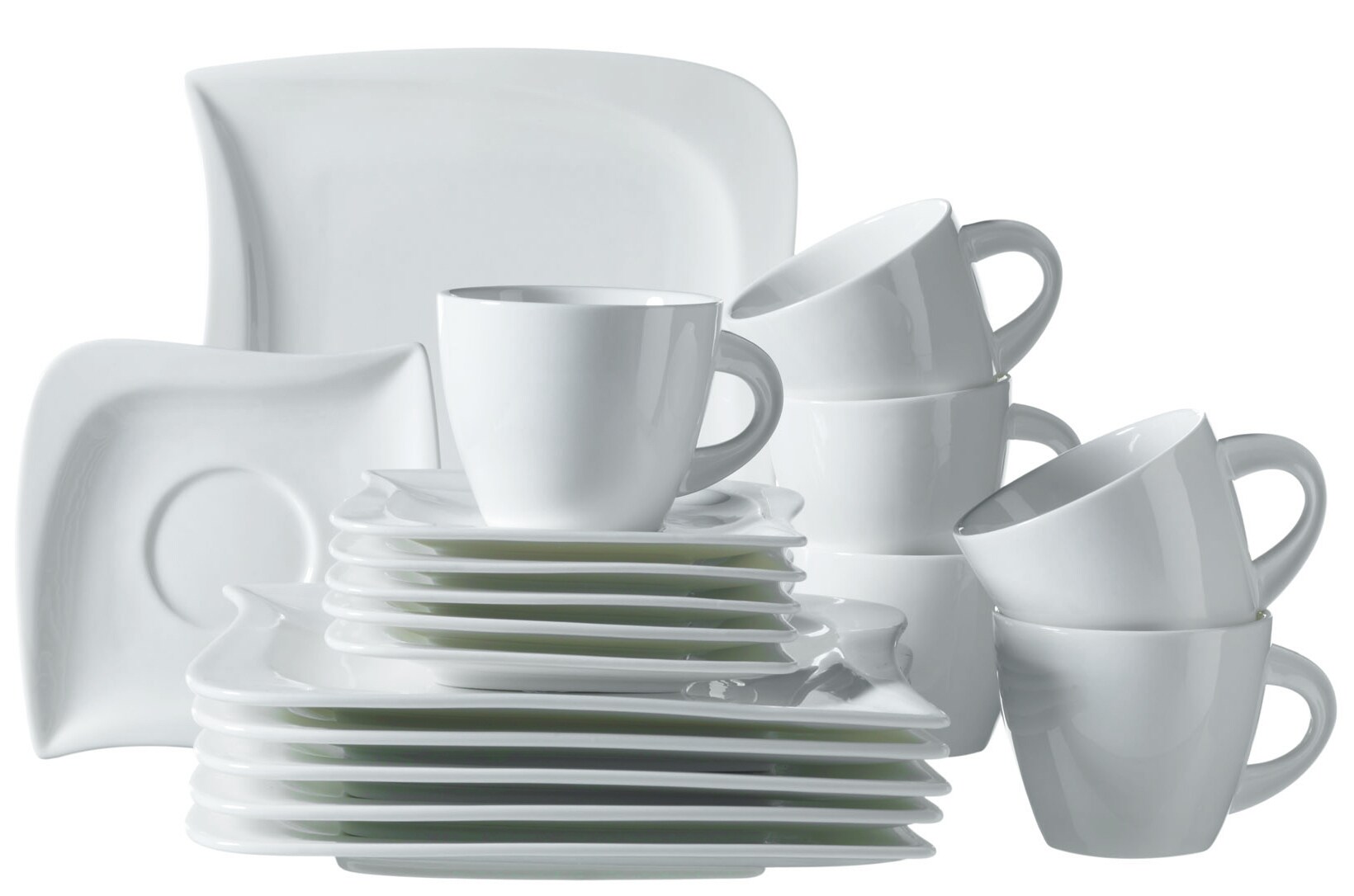 Kaffeeservice, Porzellan LA MUSICA Elfenbein