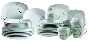 Mäser Kombiservice, Porzellan CHANSON weiß 