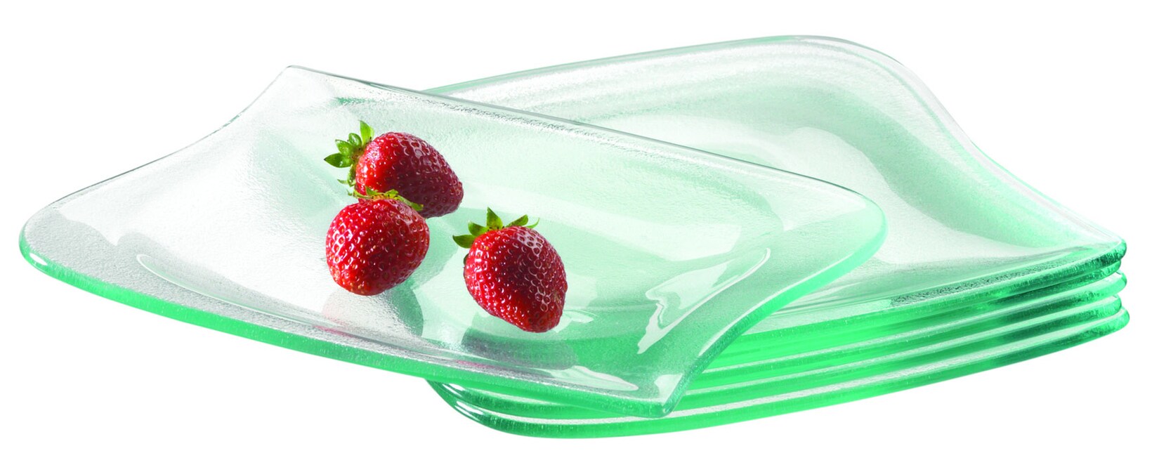 Dessertteller 21 x 20 cm, Glas LA MUSICA Transparent