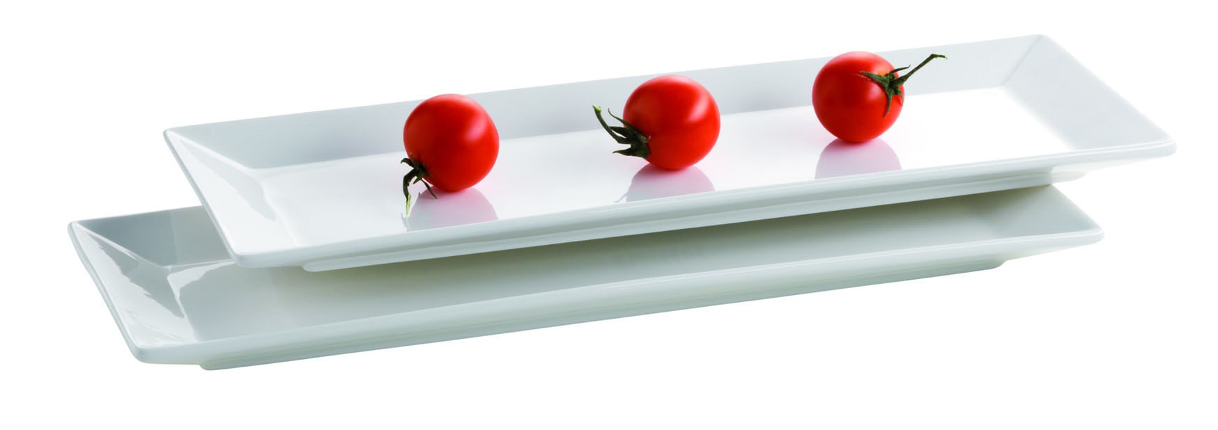 M&auml;ser Tellerset rechteckig TRENDY LINE Elfenbein 