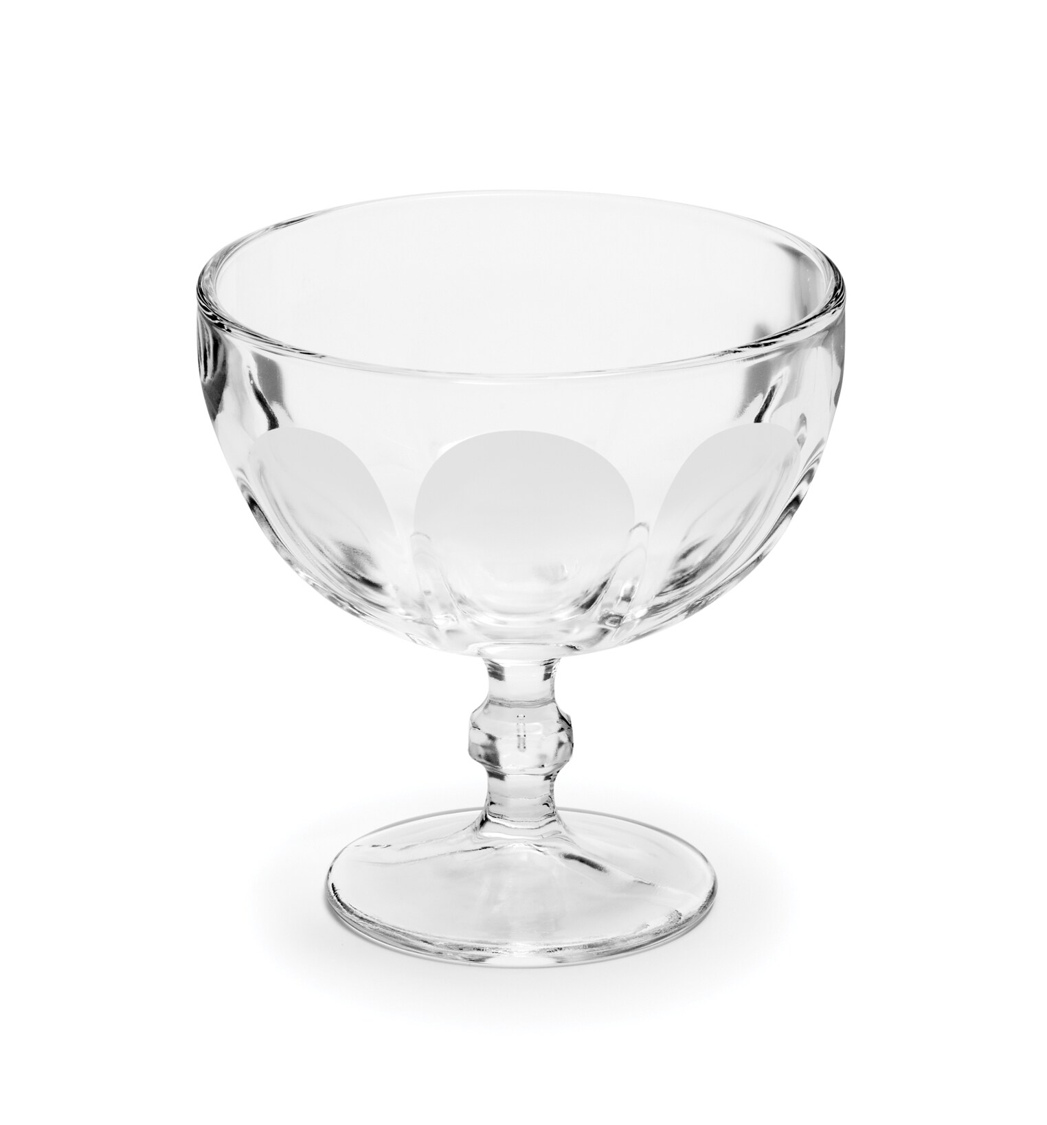 Country Eisschale, Glas Transparent