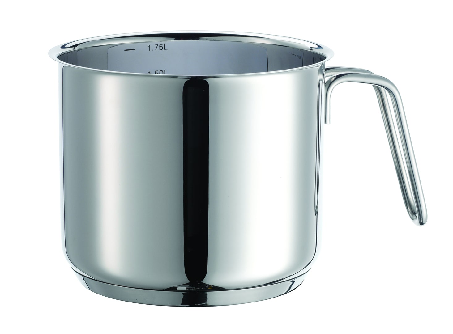 M&auml;ser Milchtopf 14 cm, Edelstahl 18/10 VARUNA Silberfarben 