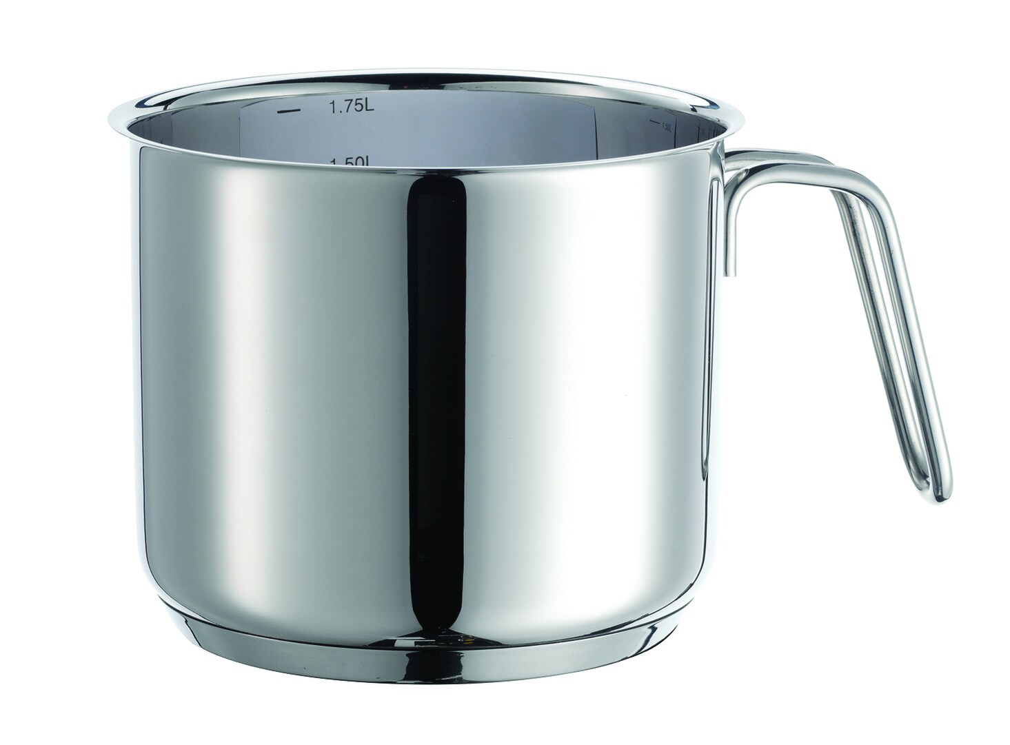 Milchtopf 14 cm, Edelstahl 18/10 VARUNA Silberfarben