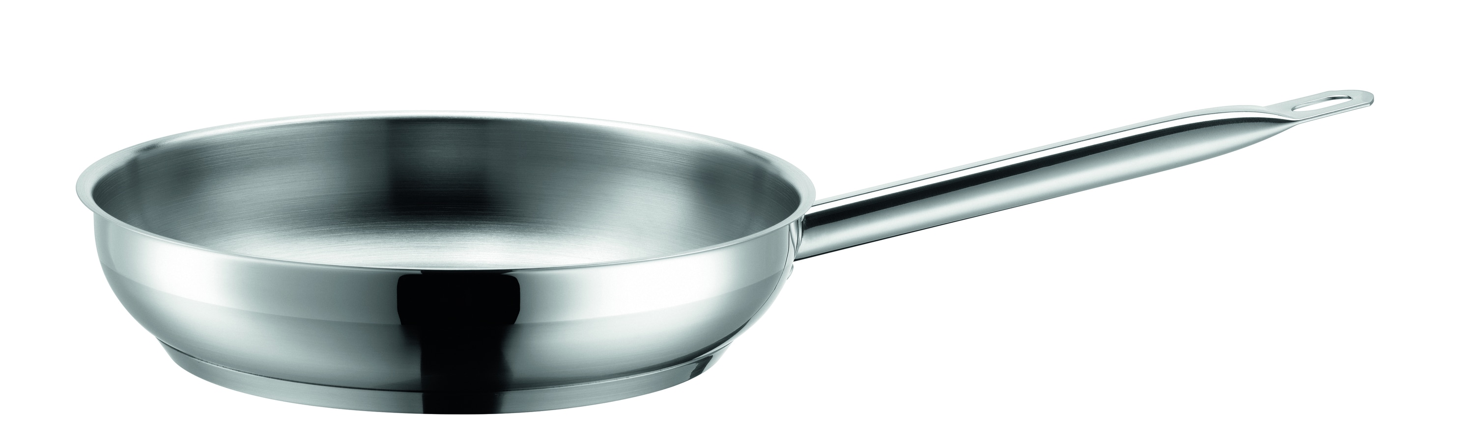 M&auml;ser Bratpfanne Edelstahl PROFESSIONAL I Silberfarben 