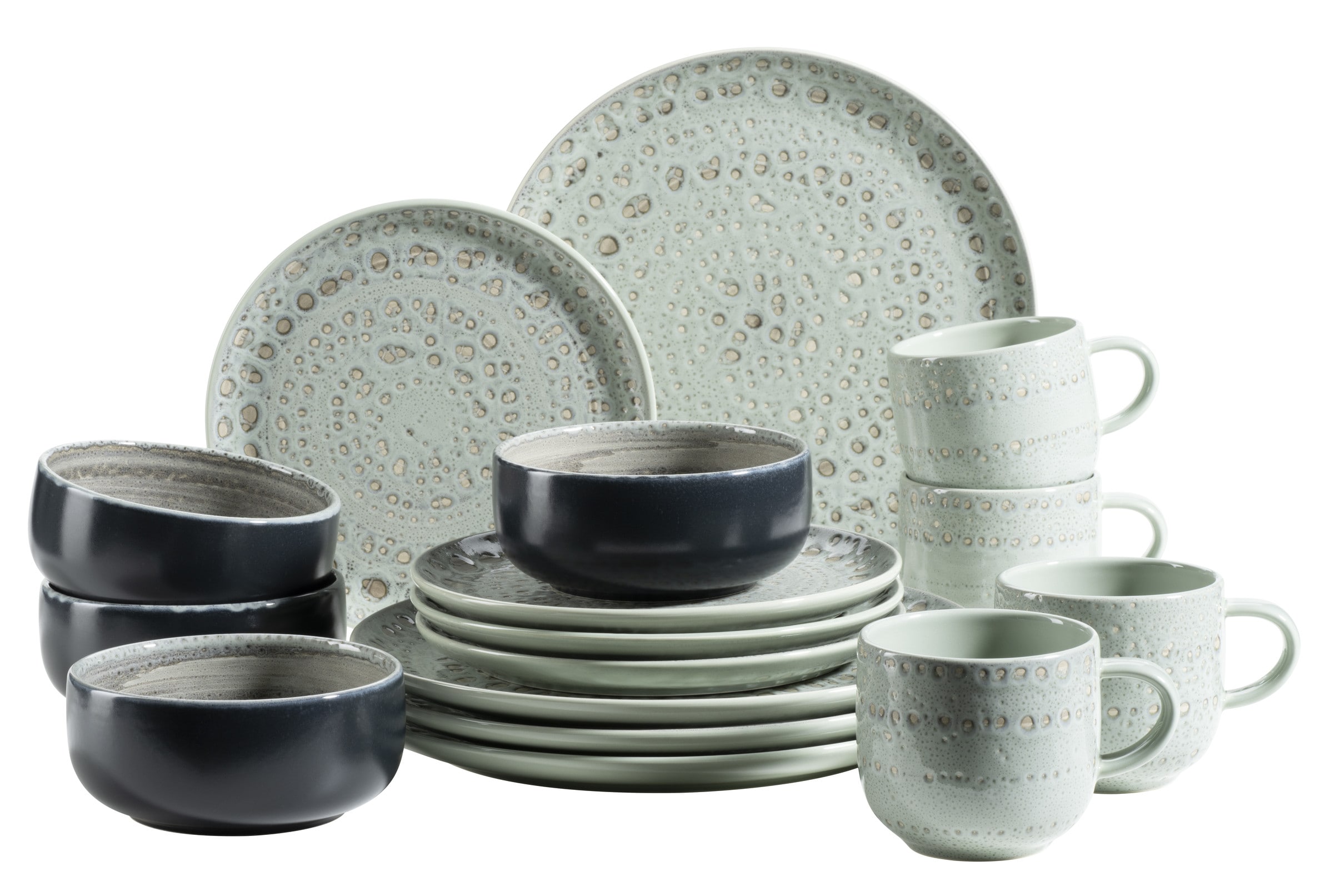 M&auml;ser Geschirr-Set, Steingut Spicy Market 