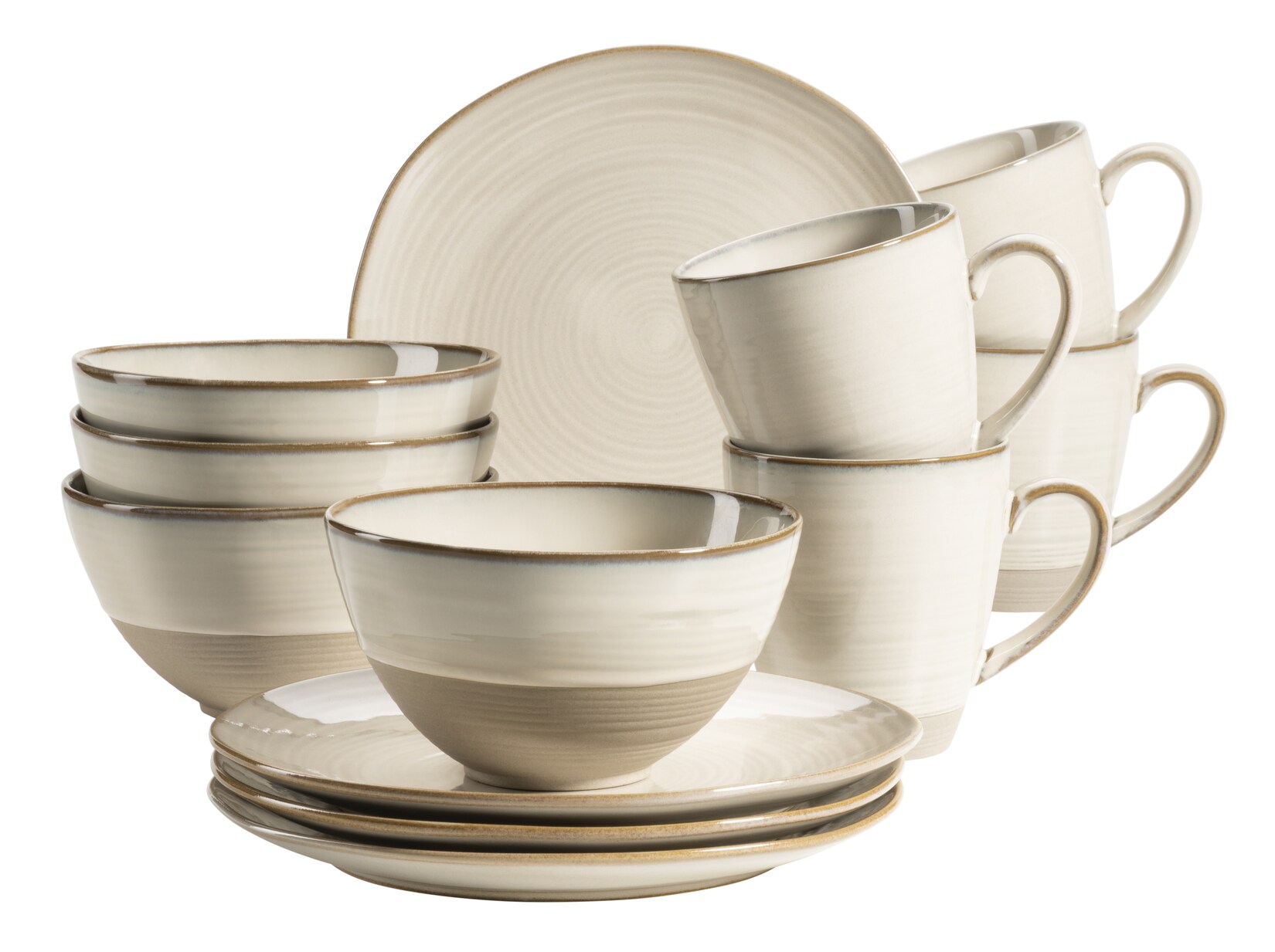 Frühstücksgeschirr, Keramik Nottingham Beige