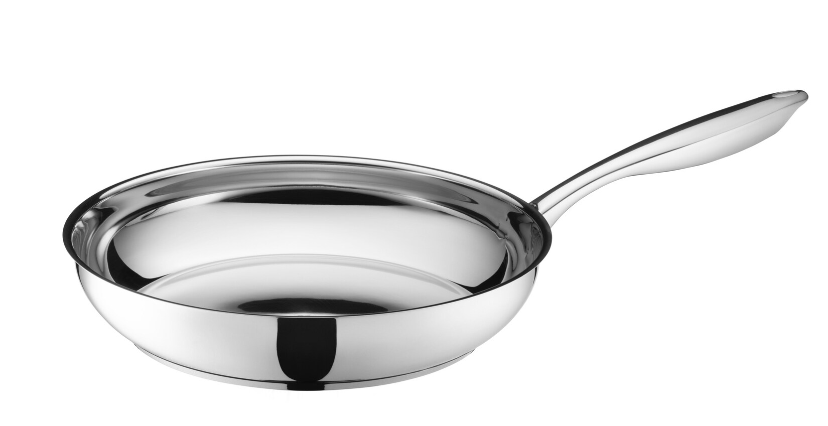 Bratpfanne, Edelstahl Tavos Silber