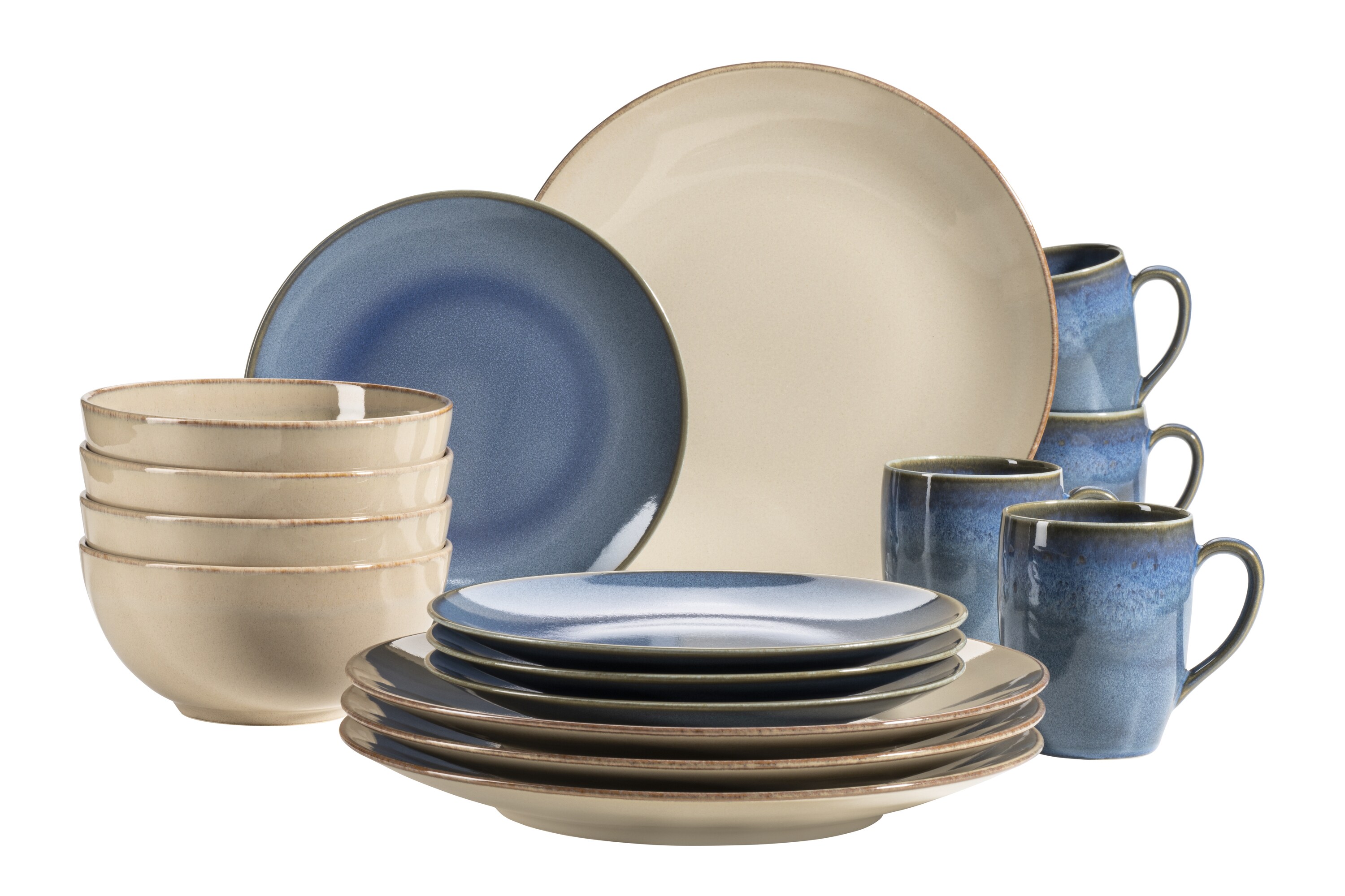 M&auml;ser Geschirr-Set, Keramik Ossia 