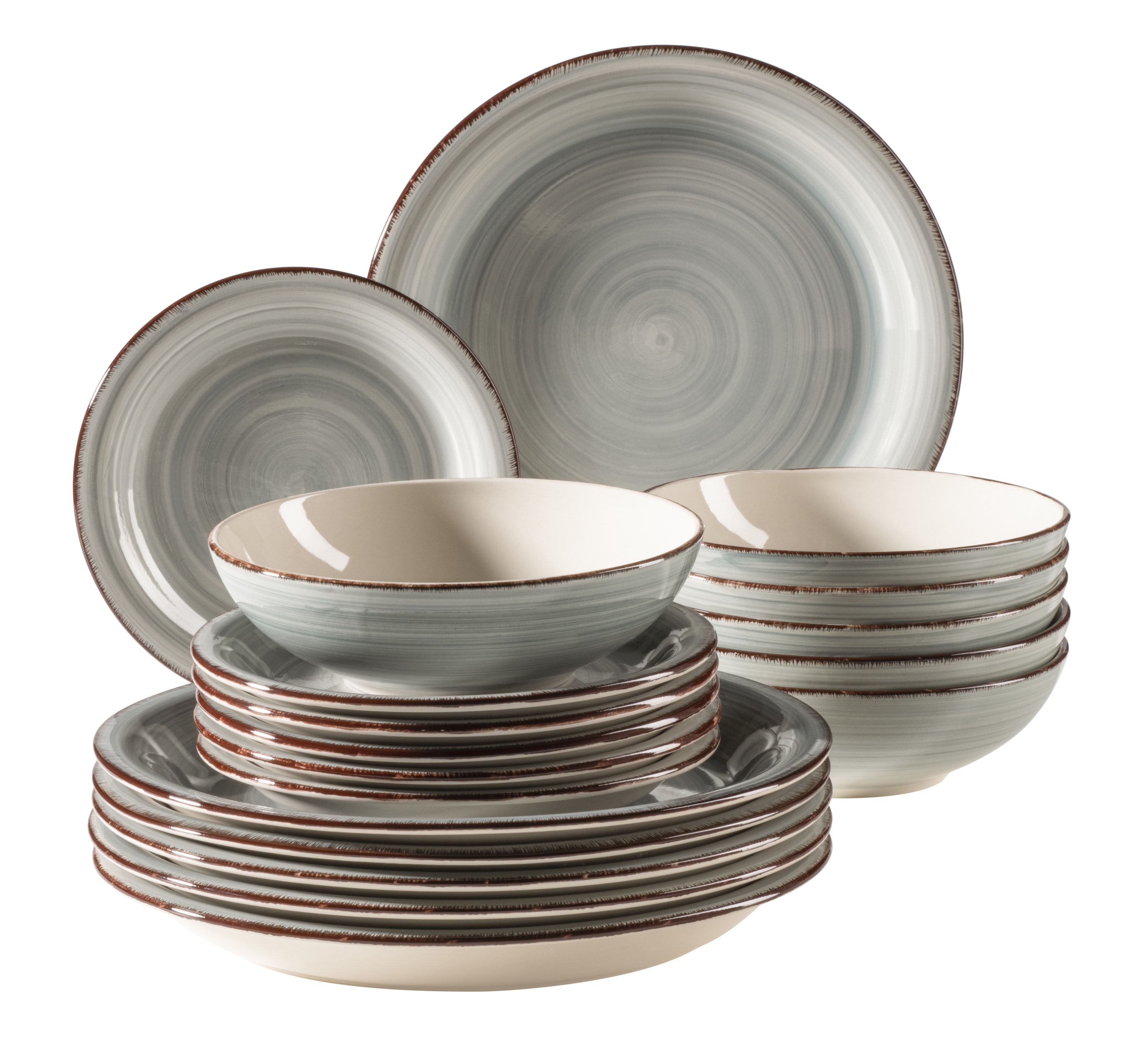 M&auml;ser Tafelservice, Steingut Lumaca 