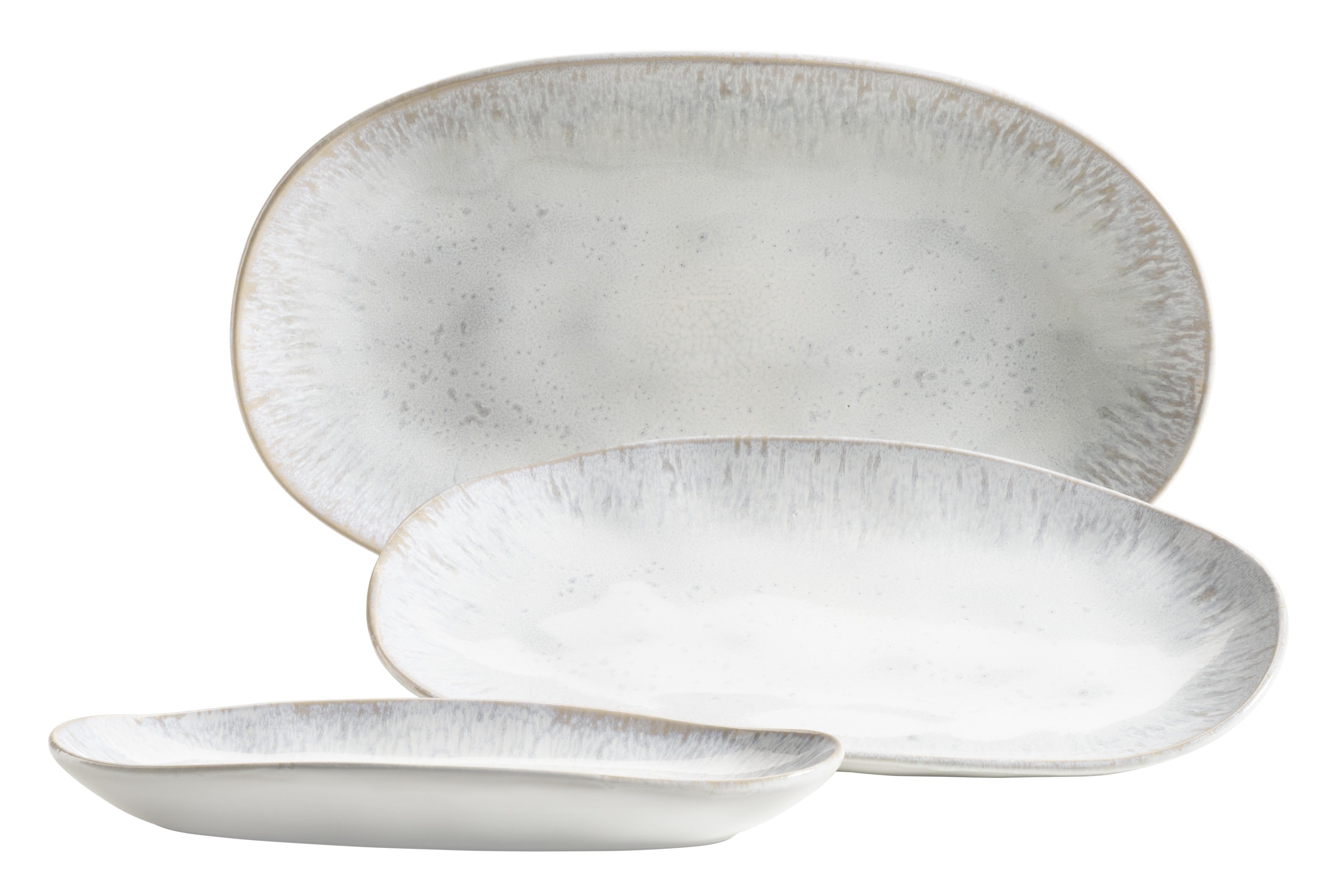 M&auml;ser Servierplatten-Set, Steinzeug Frozen 