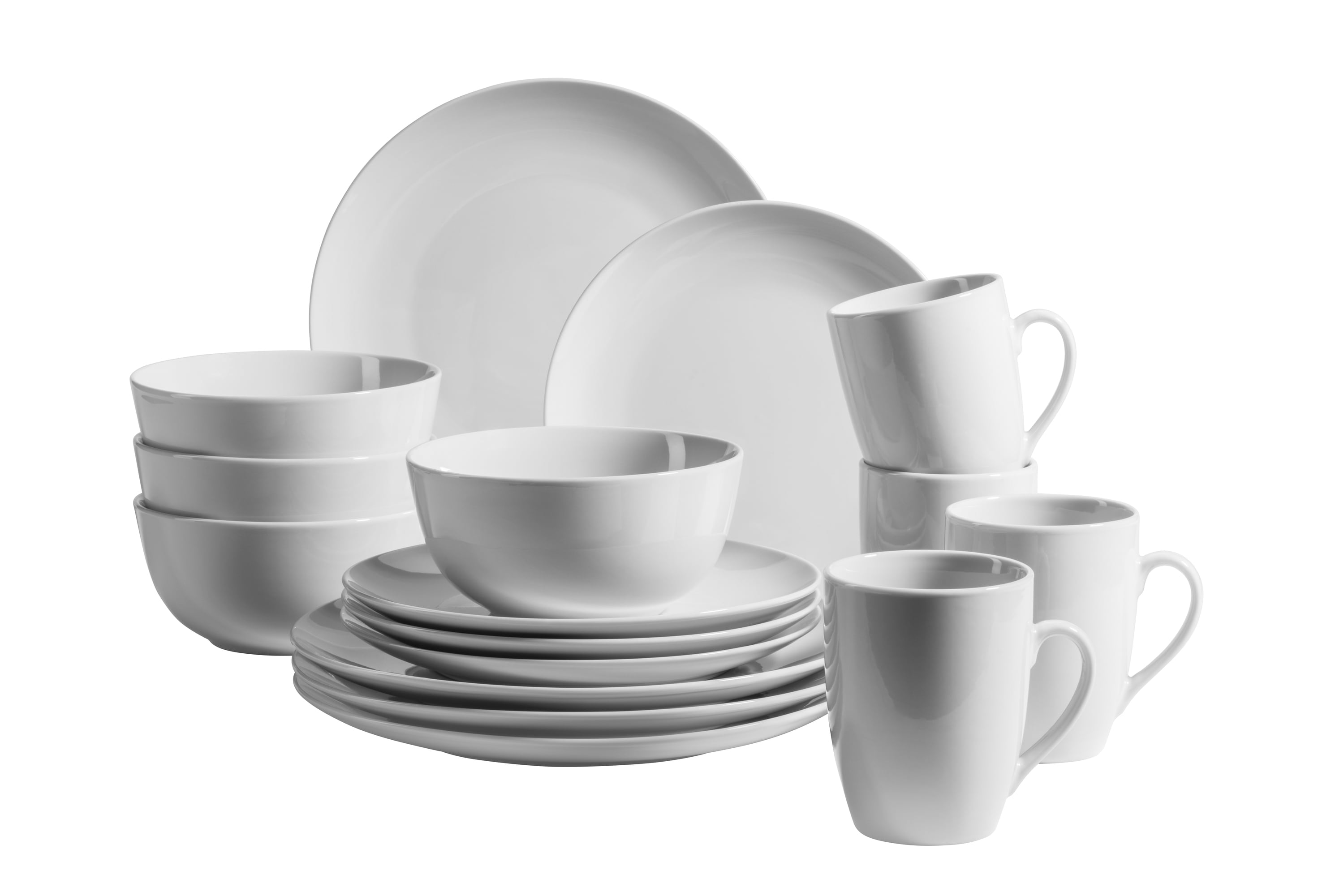 M&auml;ser Kombiservice, Porzellan Barca Wei&szlig; 