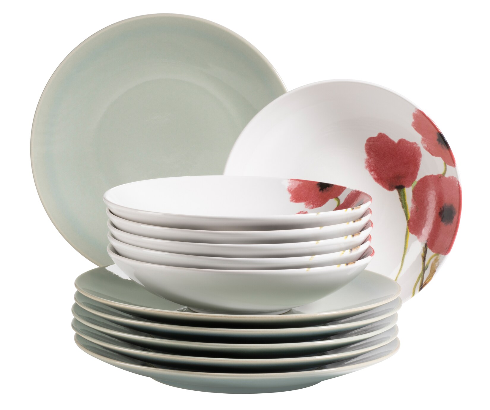 Teller Set, Keramik Ossia