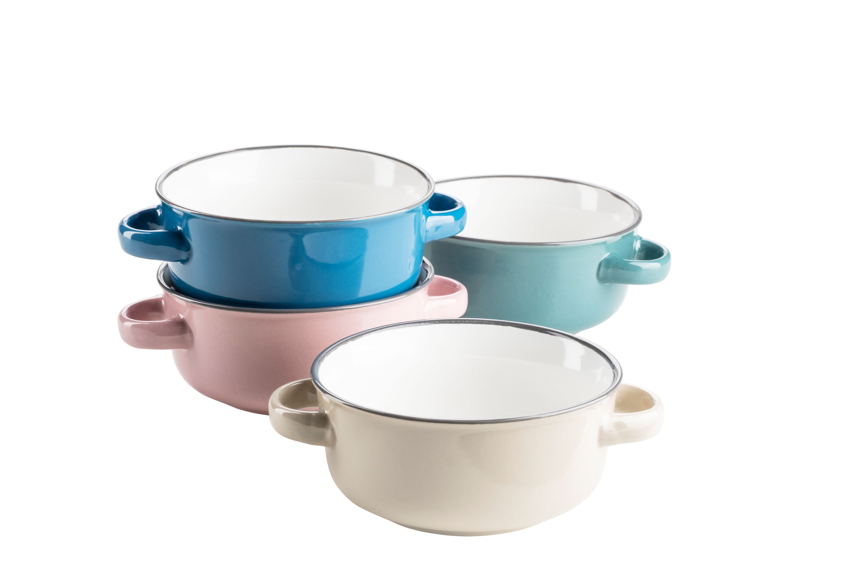 M&auml;ser Suppentassen-Set, Steinzeug Maila 