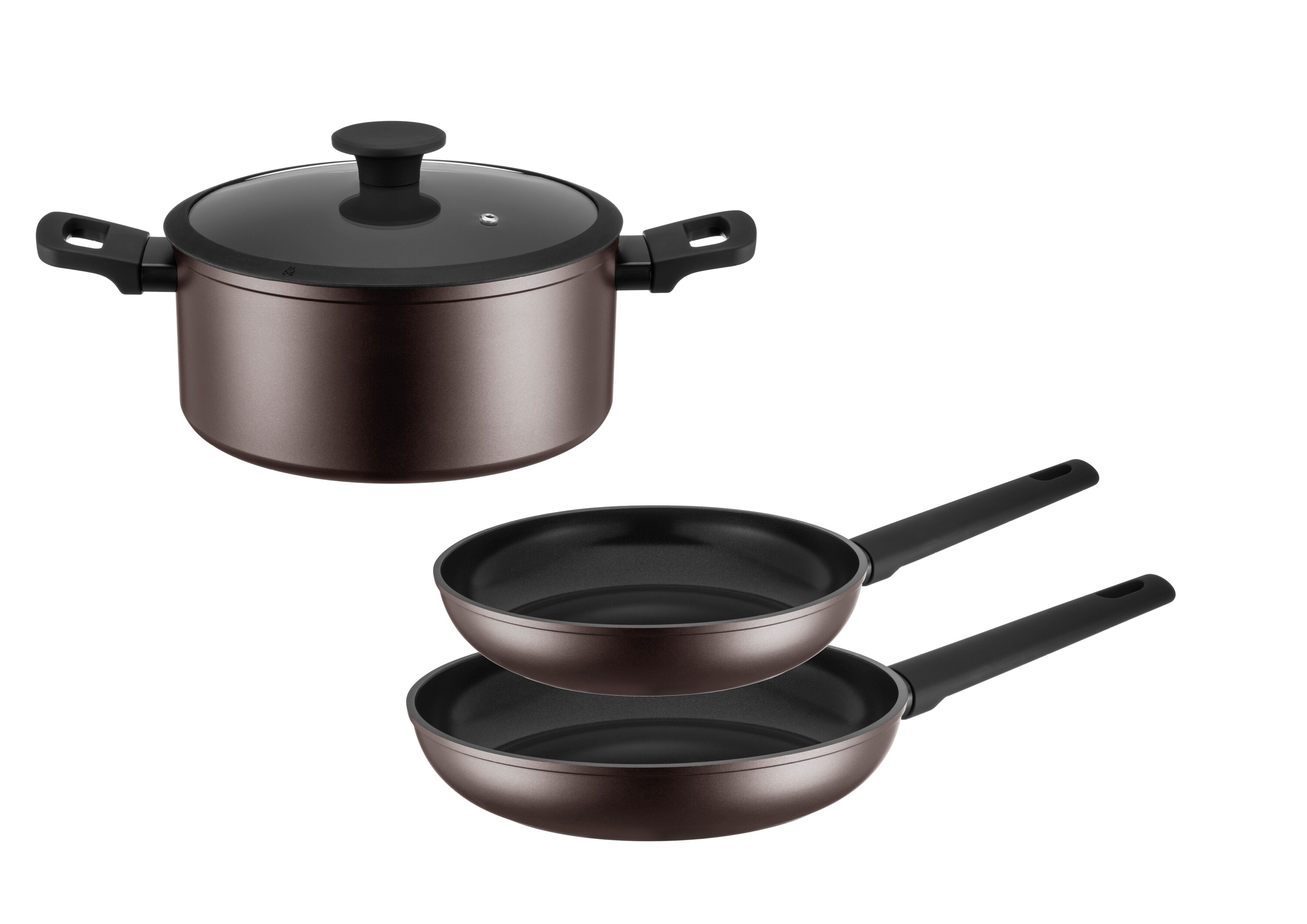 M&auml;ser Kochtopfset, Aluminium Stellara Bronze 