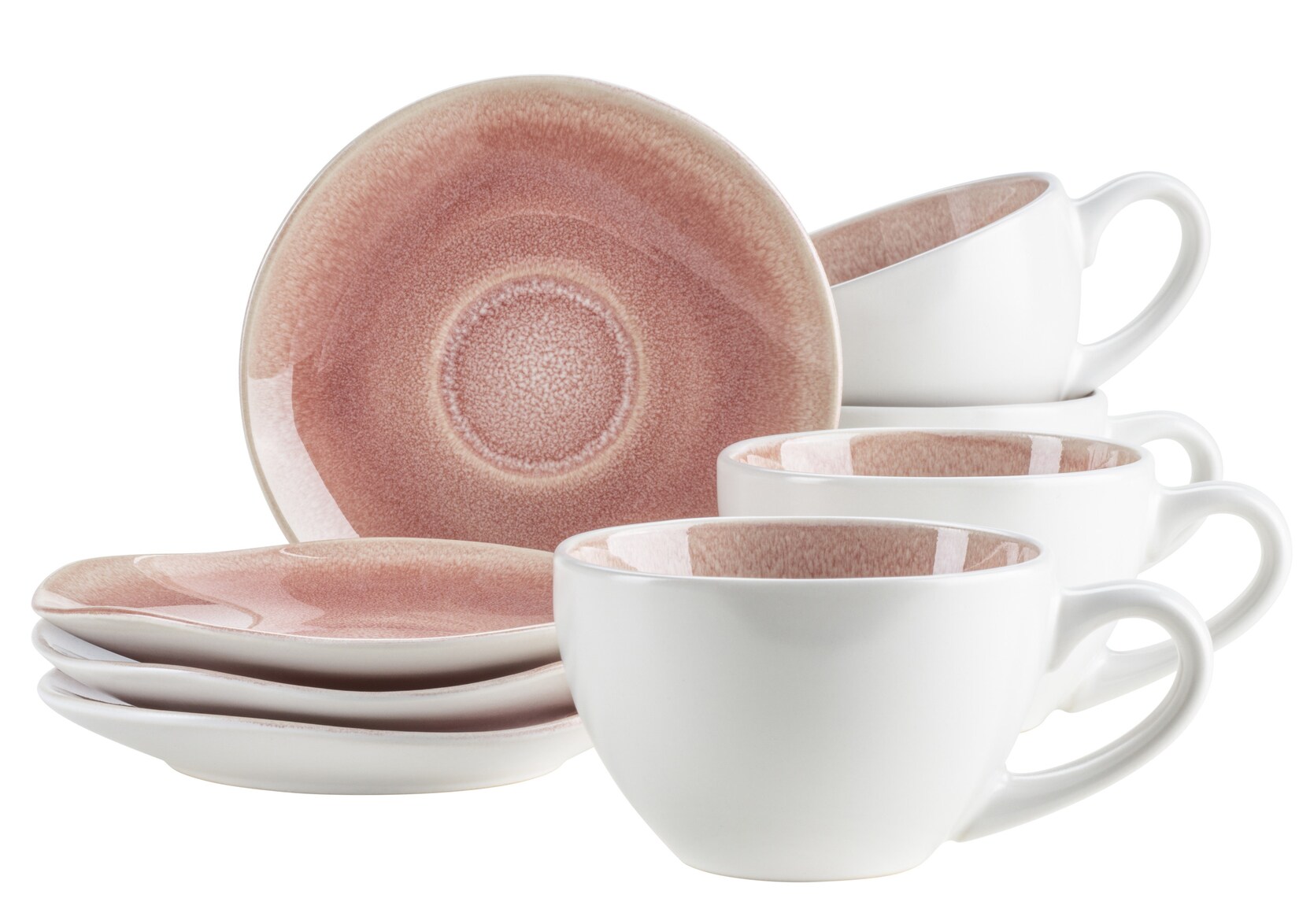 Tassen-Set, Steinzeug Frozen