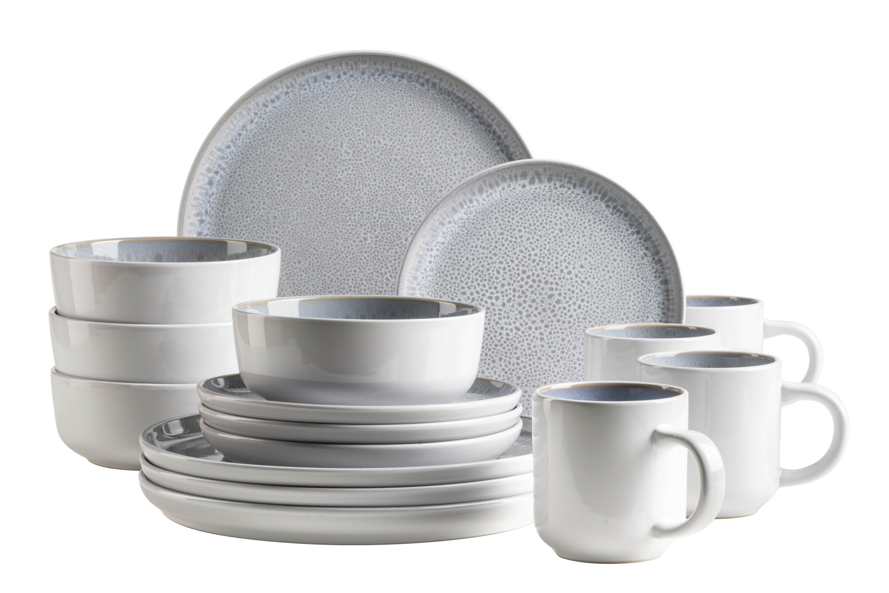 M&auml;ser Geschirrset, Steinzeug Lunaria 