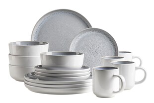 Mäser Geschirrset, Steinzeug Lunaria 
