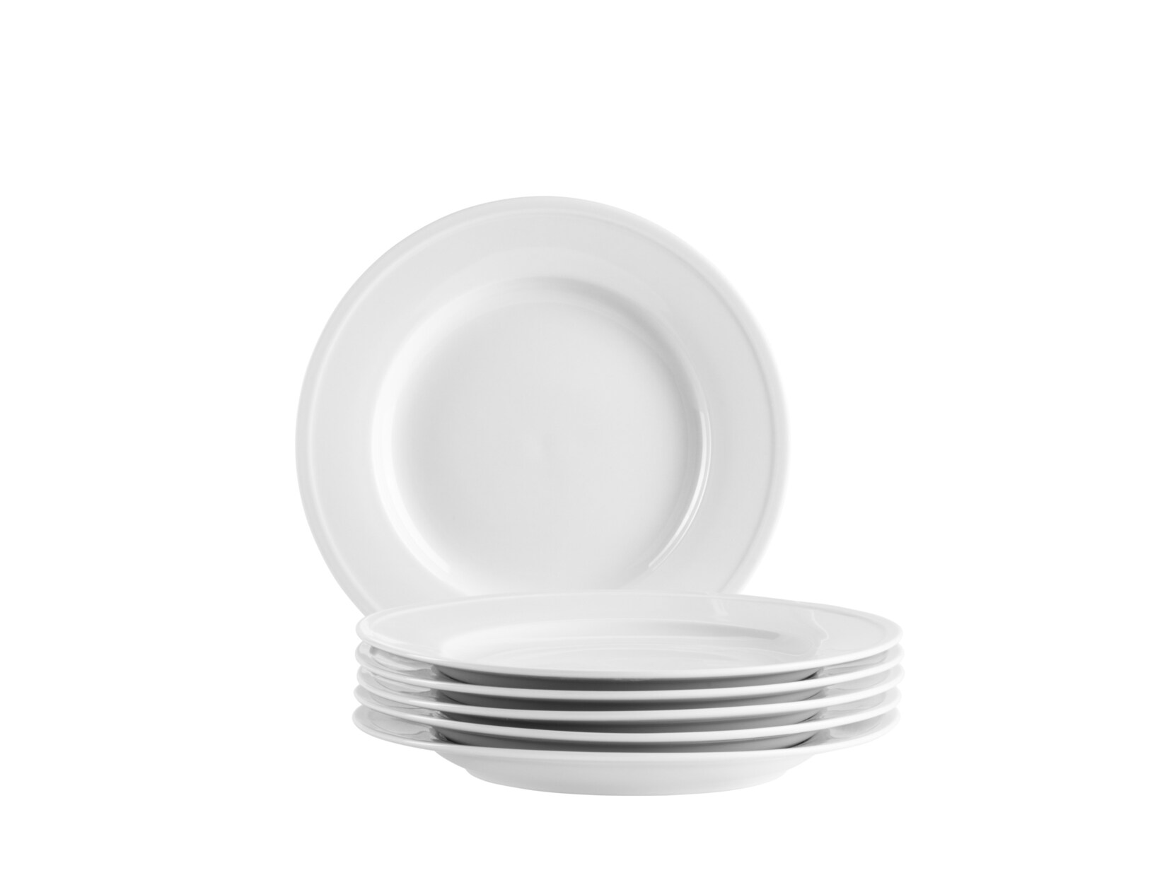 Dessertteller Set, Porzellan Arlona Weiß