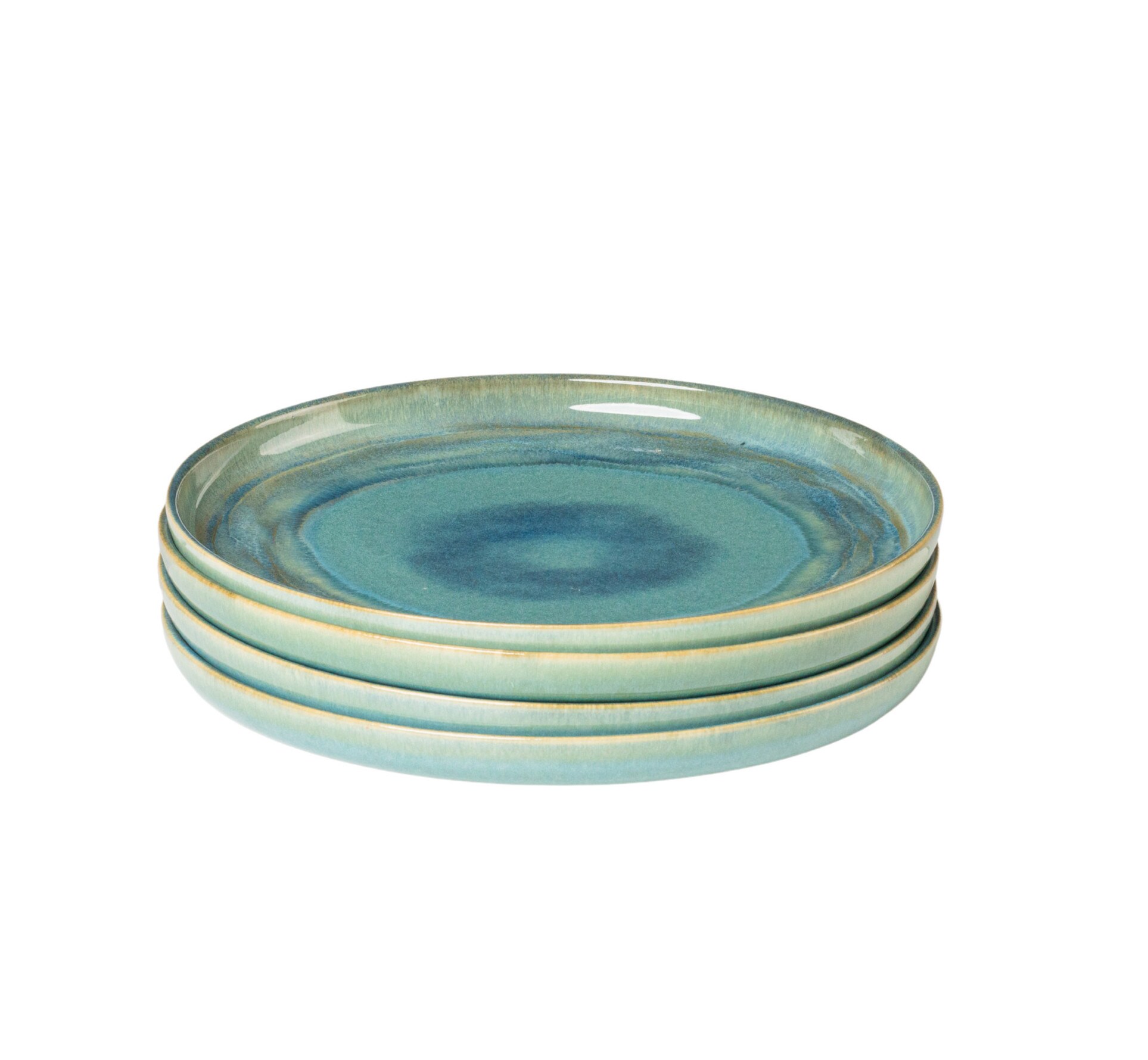 Gipfelst&uuml;ck Speiseteller-Set, Steinzeug TIEFER SEE 