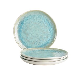 Mäser Dessertteller-Set, Steinzeug Frozen 