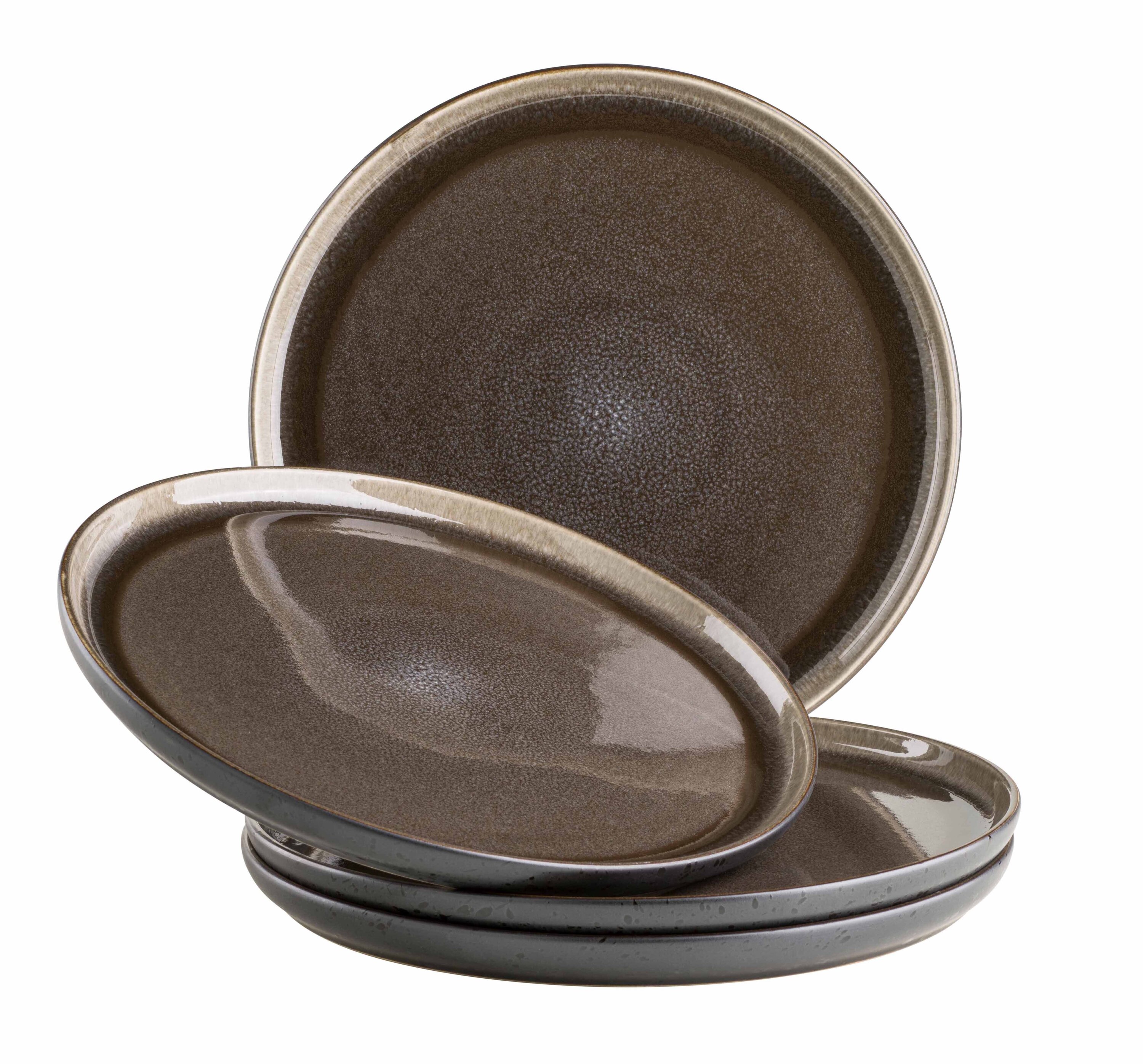 M&auml;ser Speiseteller-Set, Steinzeug Niara 